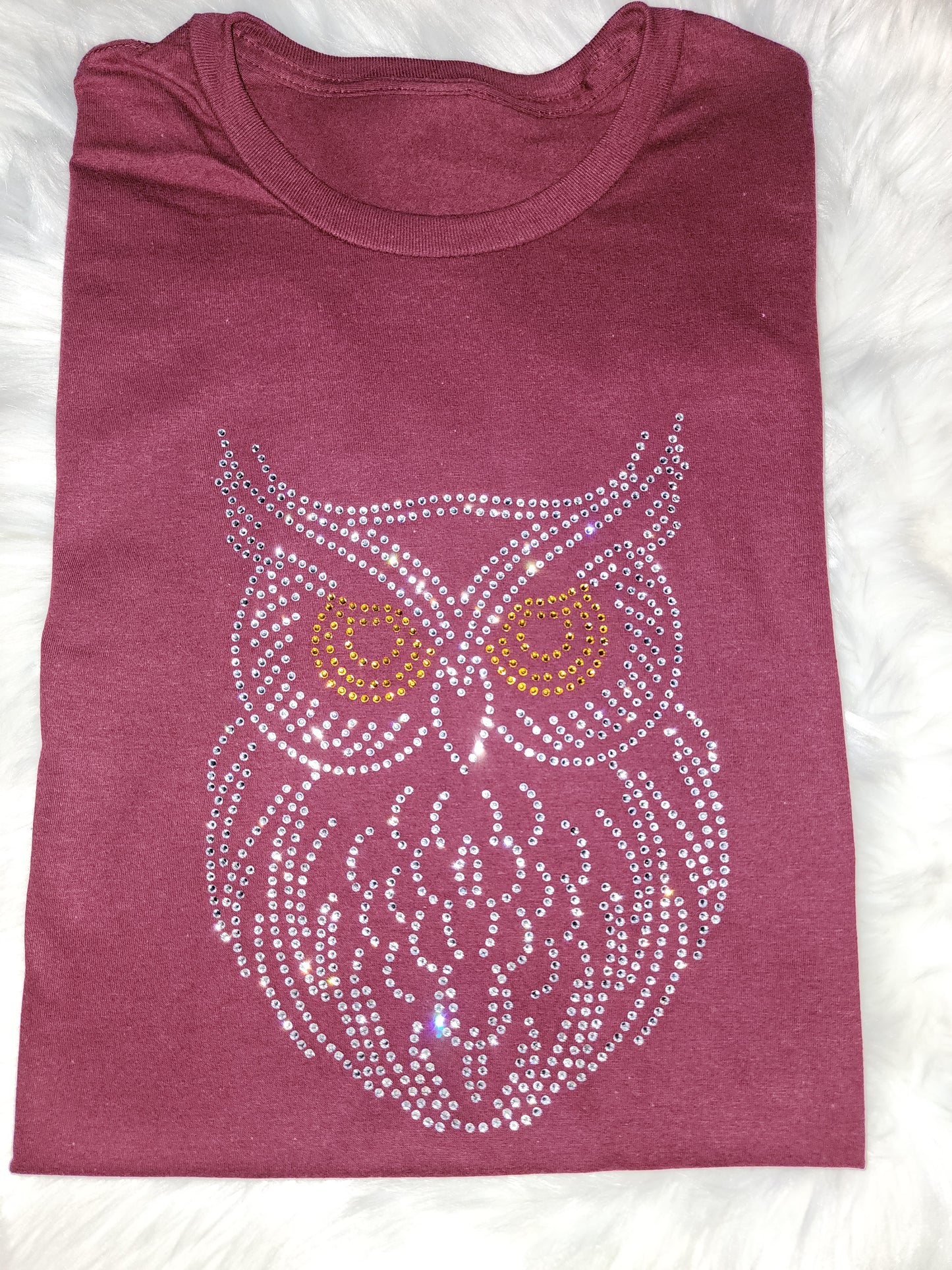 Rhinestone Owl