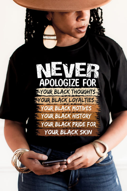 Never Apologize